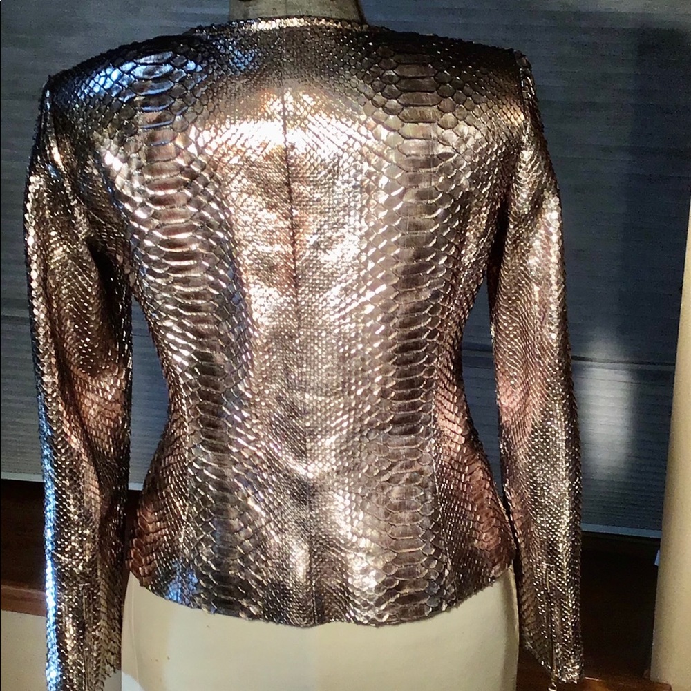 ESCADA COUTURE-Python leather jacket - Picture 5 of 11